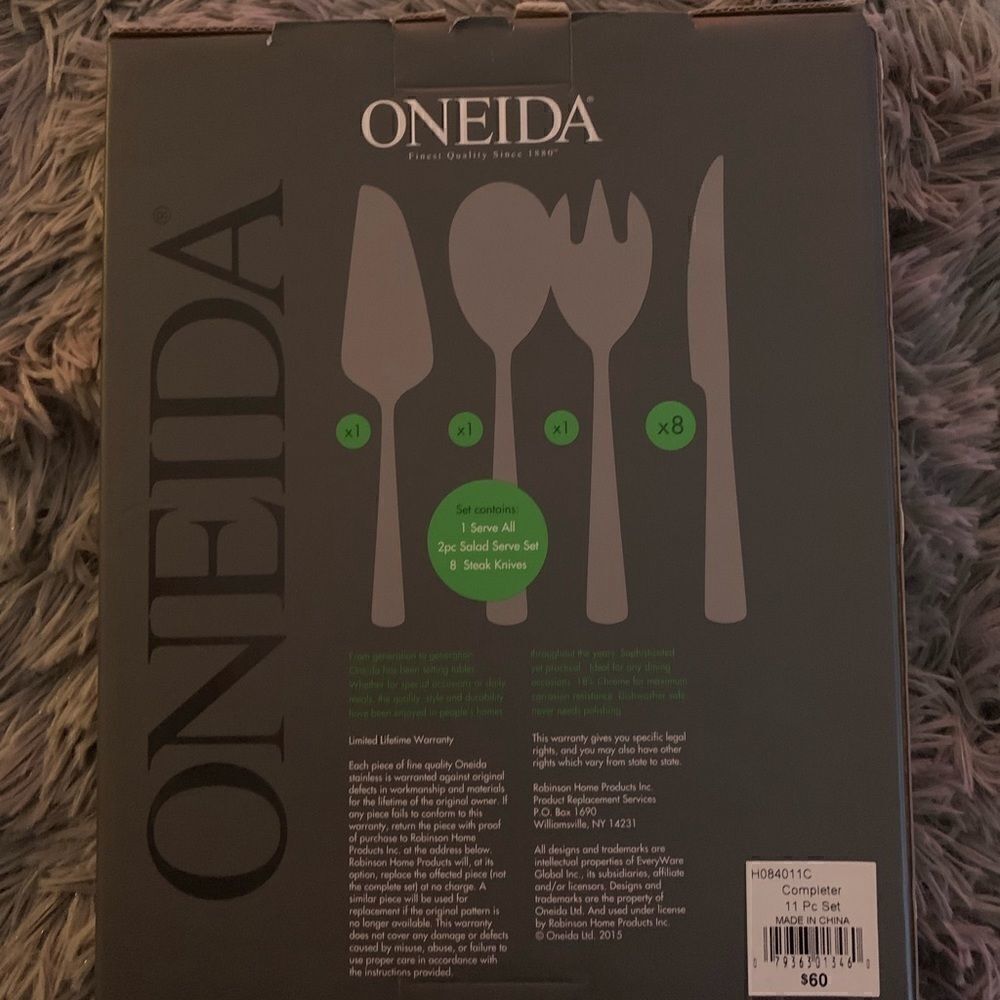 Oneida Essential Additions Completer Set NIB - Picture 3 of 3